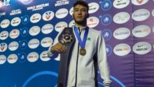 «Олимпийская медаль — следующая цель»: Ризабек Айтмухан после триумфа на чемпионате мира по борьбе
